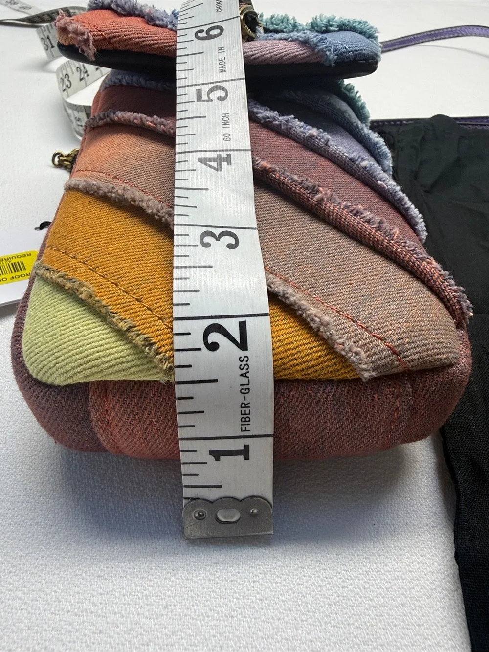 Kurt Geiger London Kensington Rainbow Denim Phone Pouch Multicolor Crossbody
